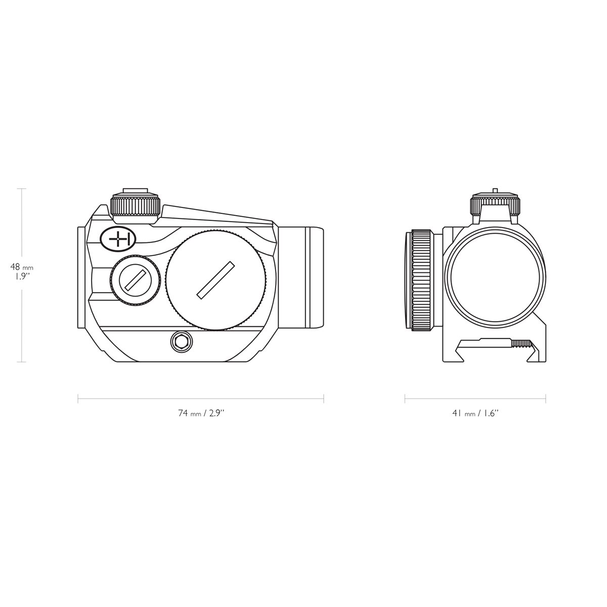 Hawke Vantage Red Dot 1x20 Weaver