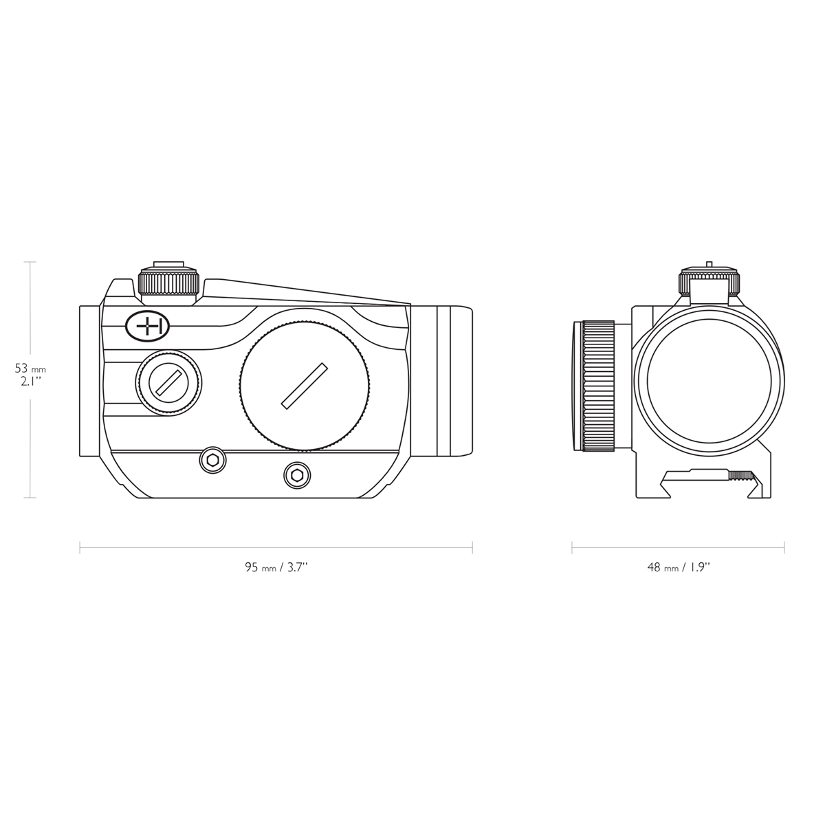 Hawke Vantage Red Dot 1x30 Weaver