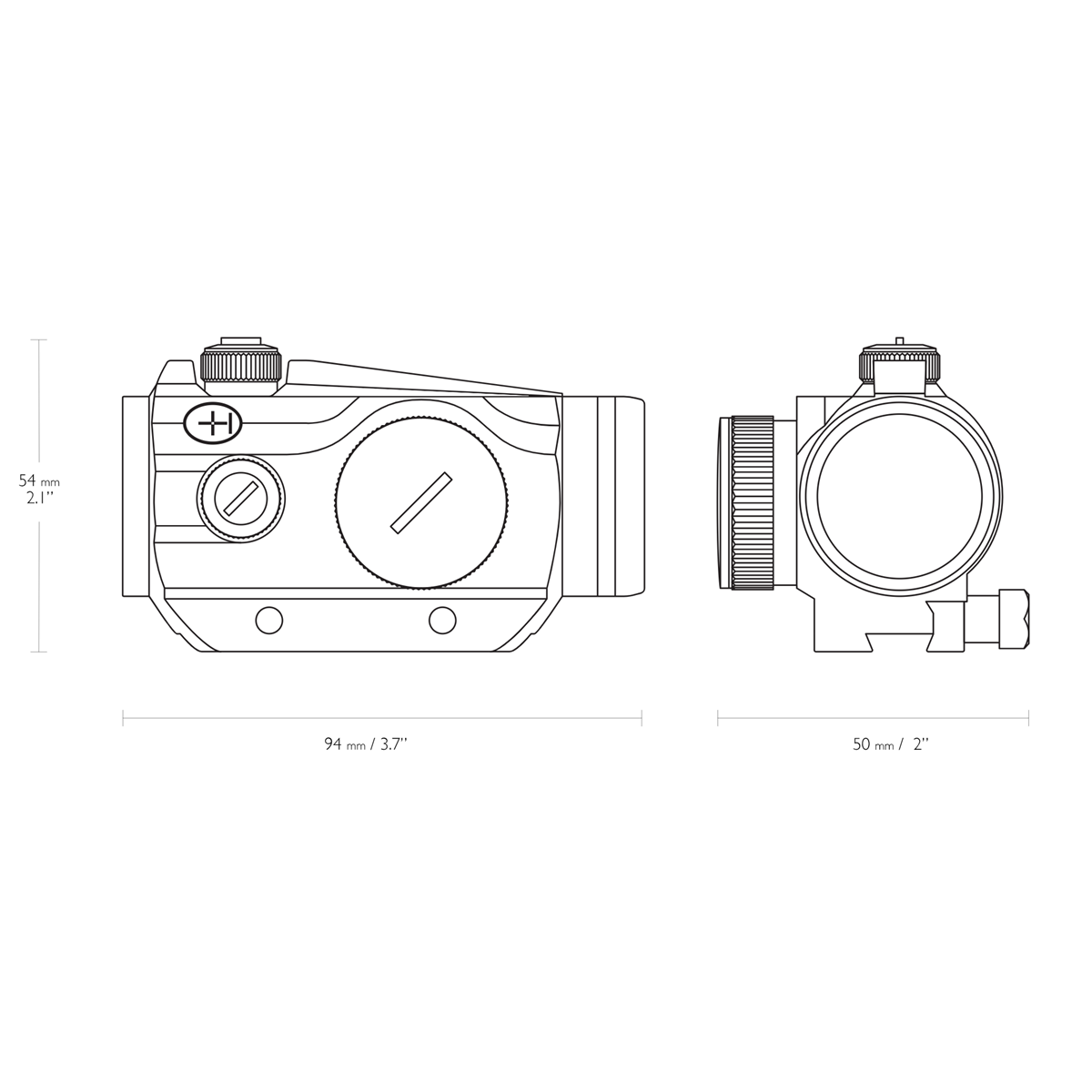 Hawke Vantage 1x25 9-11mm Red Dot
