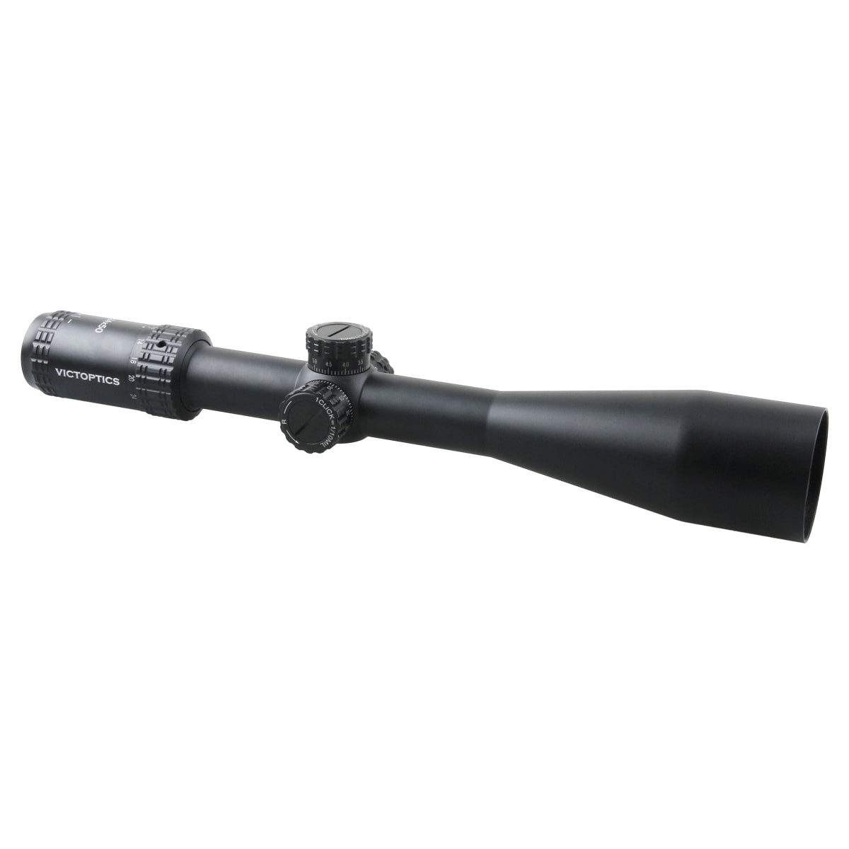 Victoptics S4 6-24x50 SFP 1/10 MRAD Non IR MDL Rifle Scope - Includes Picatinny Mounts