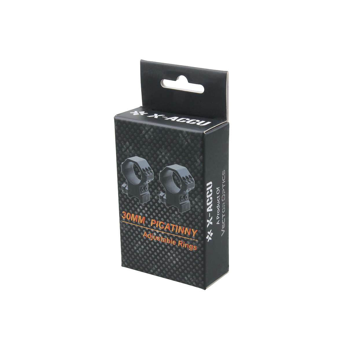 Vector Optics X-ACCU 30mm Adjustable Elevation Picatinny Rings 