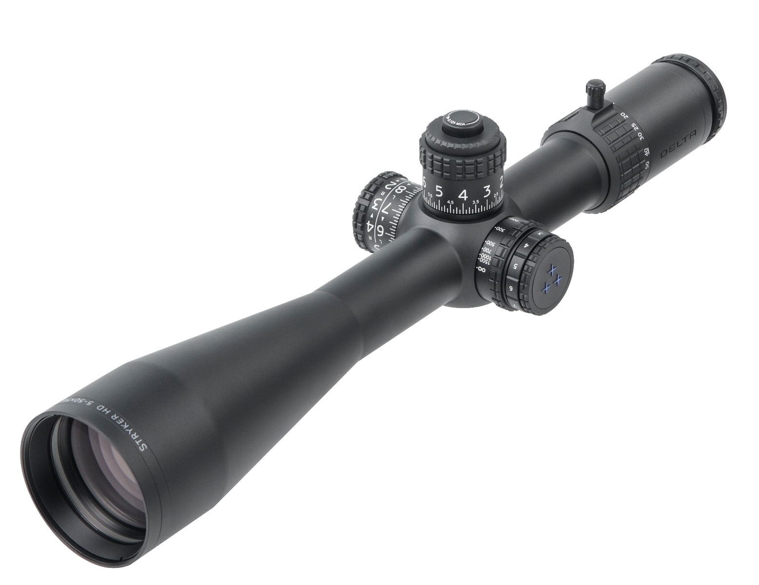 Delta STRYKER 5-50x56 SFP DLS-3 MOA/MOA Locking Turret Rifle Scope