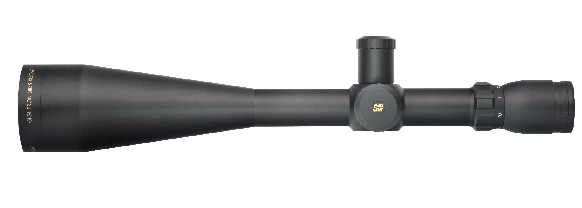 Sightron SIII 10-50x60 SFP LR FCH Non IR Rifle Scope