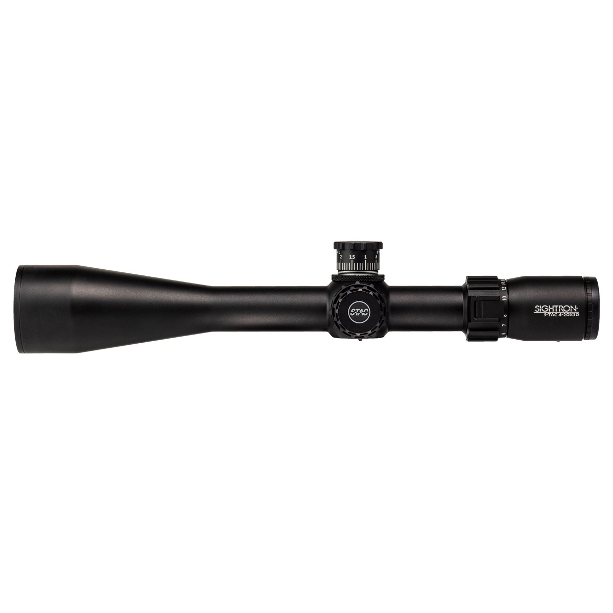 Sightron S-Tac 4-20x50 FFP Illuminated MRAD Zero Stop 0.1 MRAD Mil-Hash 4 Rifle Scope