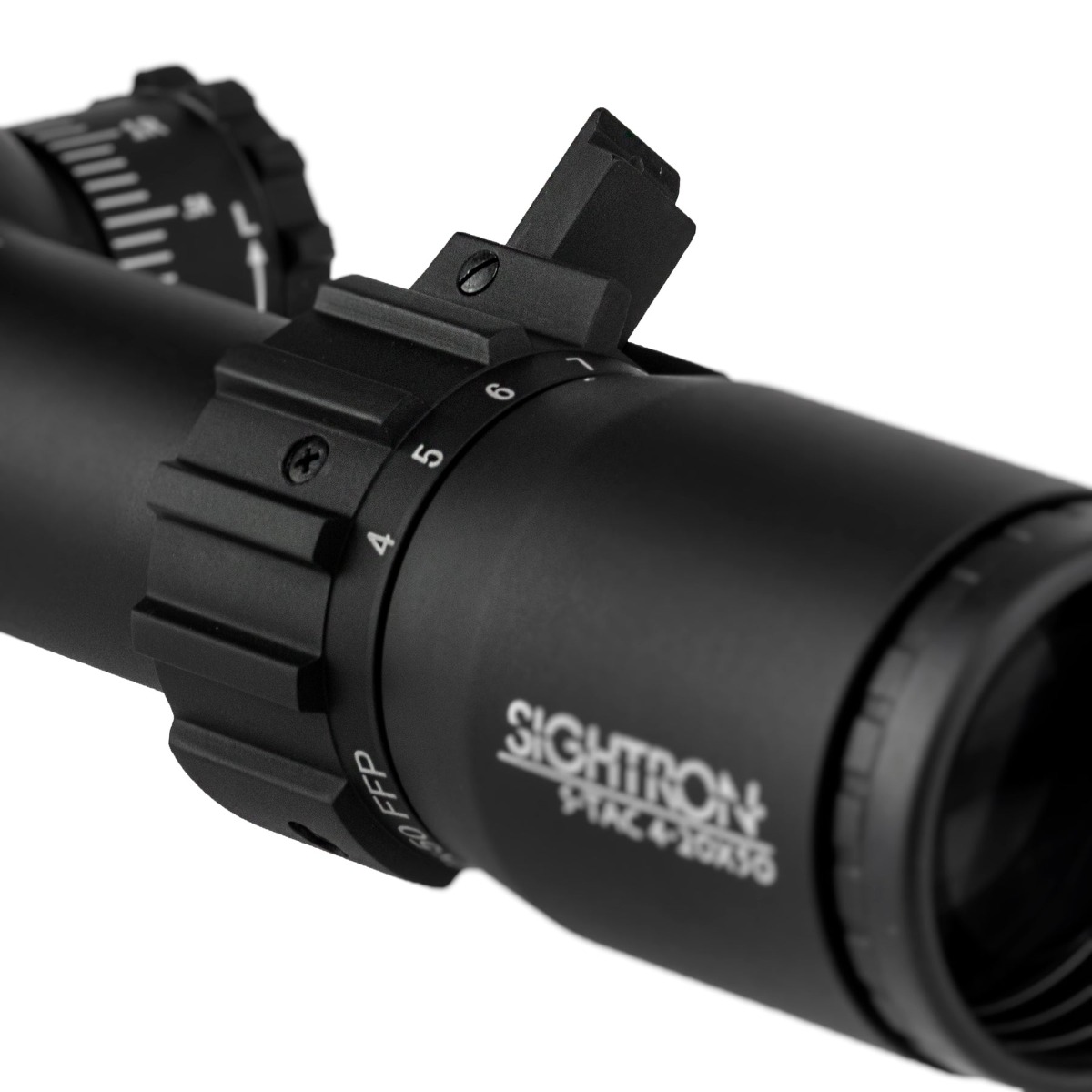 Sightron S-TAC 4-20x50 FFP Illuminated MOA-3 1/4 MOA Zero Stop Rifle Scope 