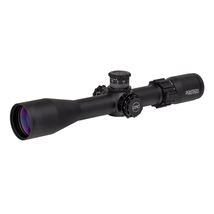 Sightron S-TAC 3-16x42 FFP Illuminated MOA-5 1/4 MOA Zero Stop Rifle Scope