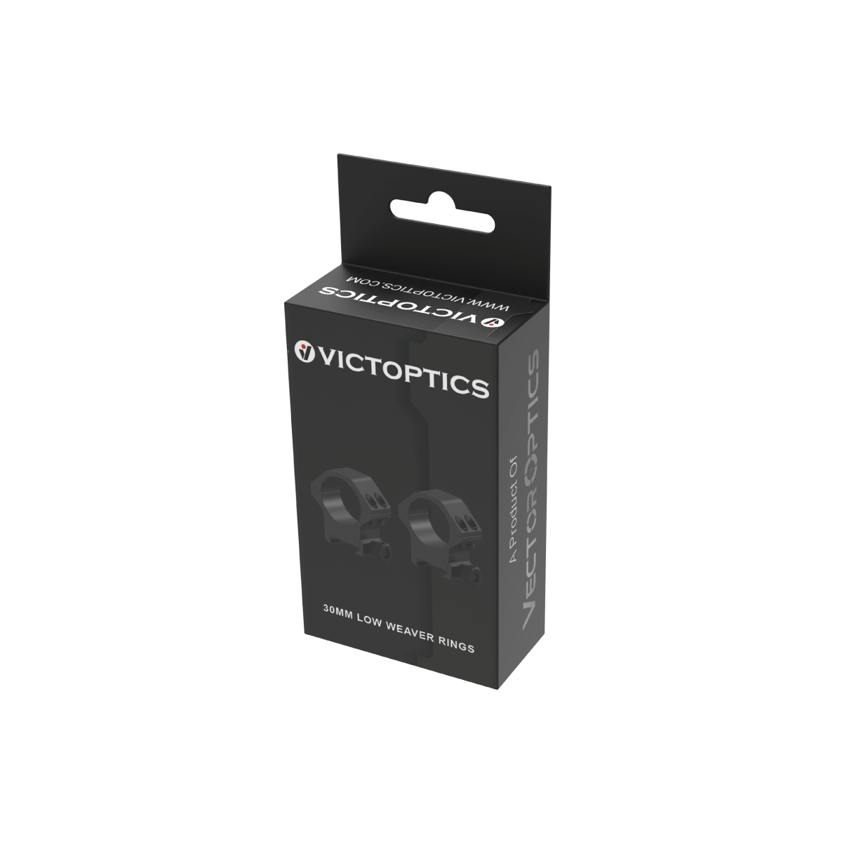 Vector Victoptics ACD Screw Mount 30mm Weaver Mounting Rings - Low (22.5mm)