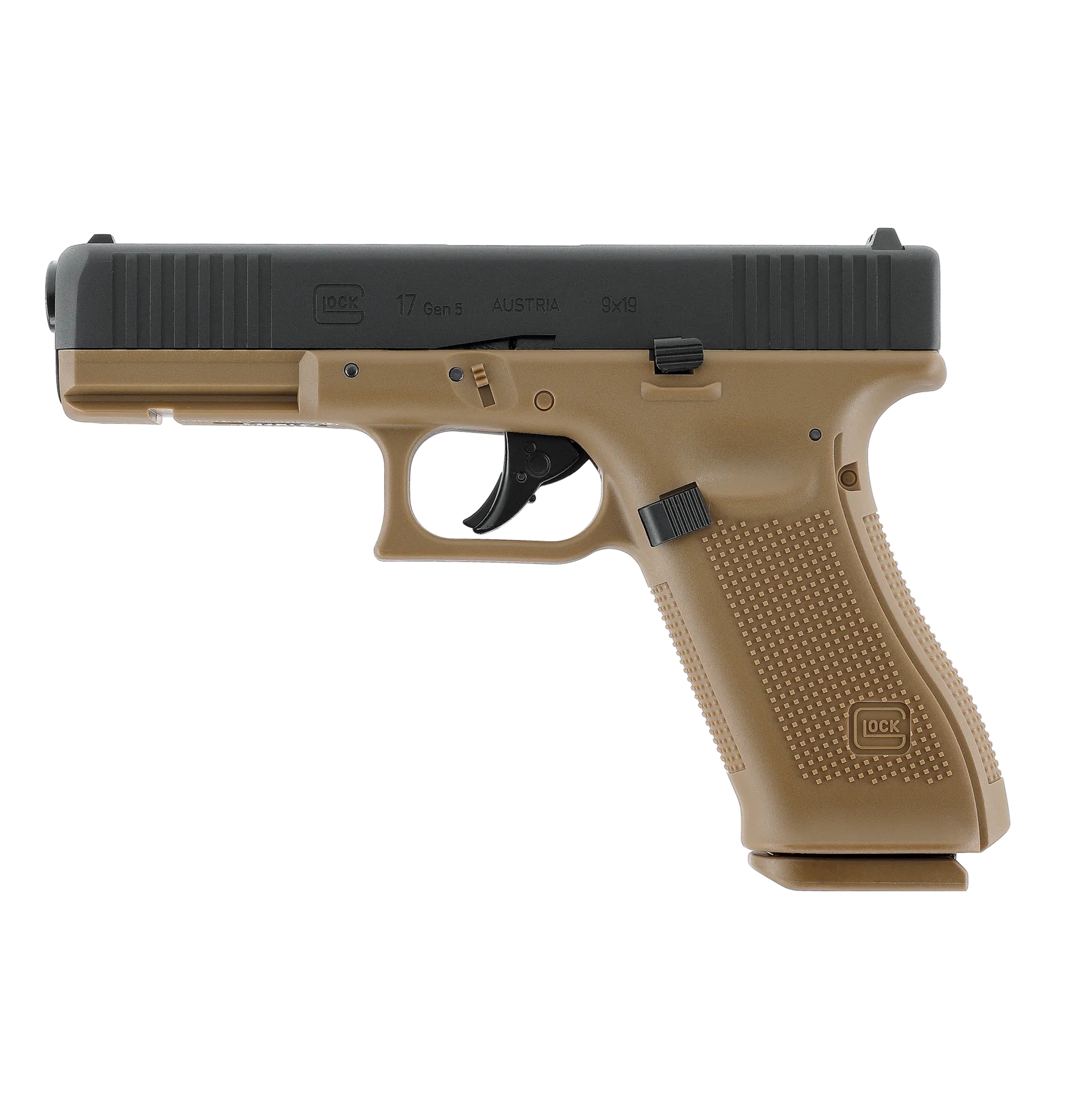 Umarex Glock 17 Gen5 18 Round Air Pistol (.177 / BB) - Coyote Brown