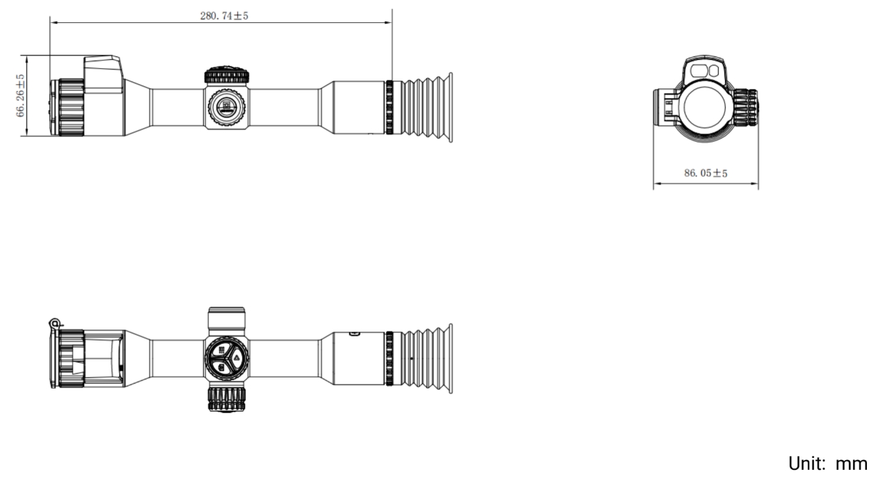HIKMICRO Alpex 4K LITE Digital Day and Night Vision Rifle Scope with LRF