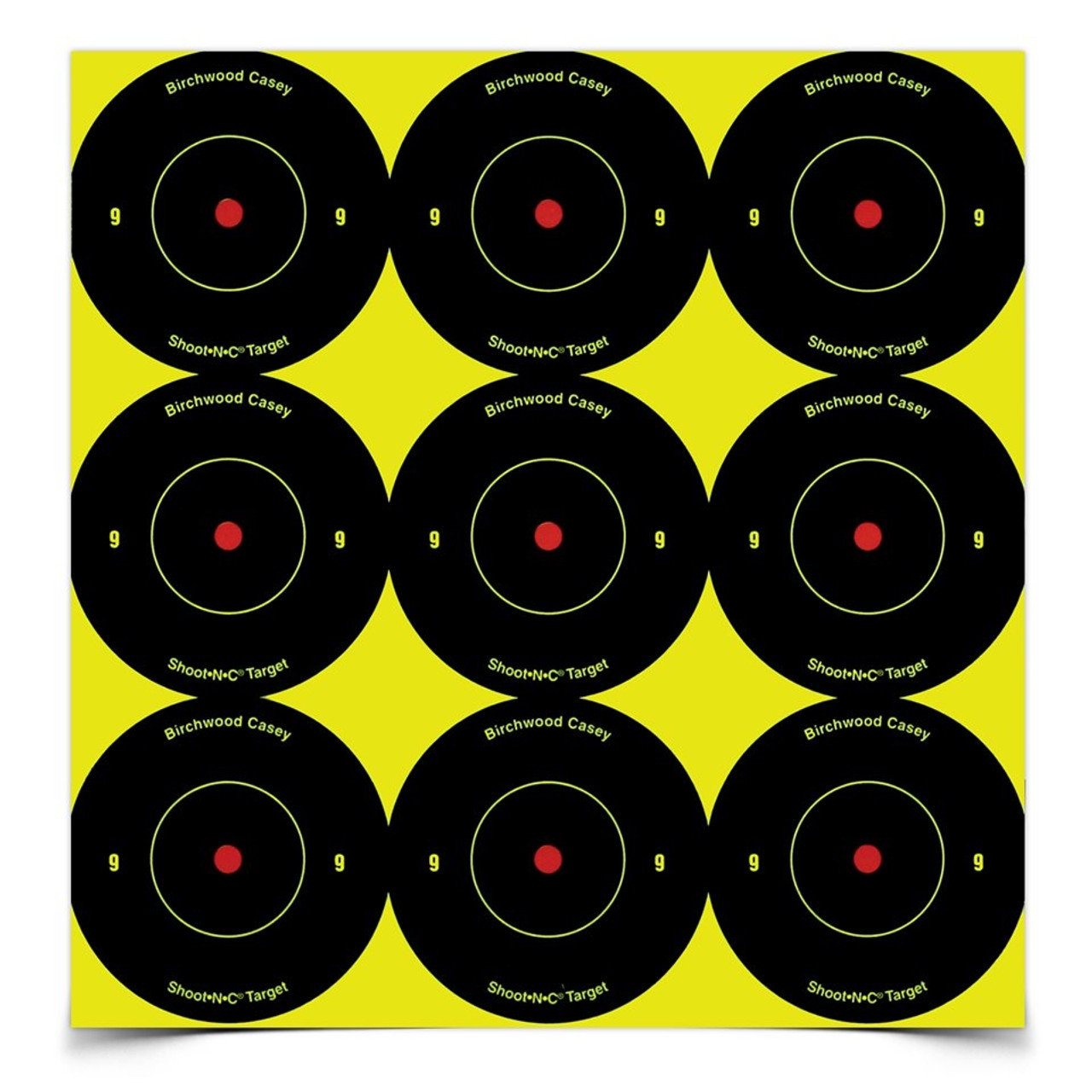 Birchwood Shoot•N•C® 2" Bulls-eye Target 108 Sheet Pk