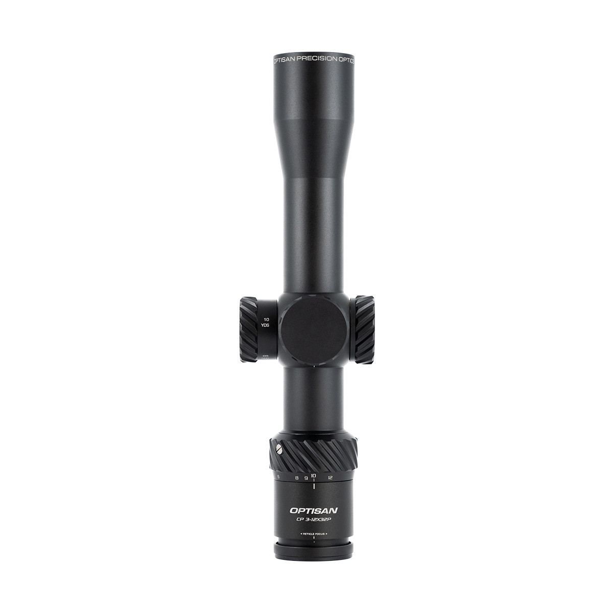 Optisan Optics CP Compact 3-12x32 SFP MH10 Non-Illuminated 0.1 MRAD 30mm Rifle Scope