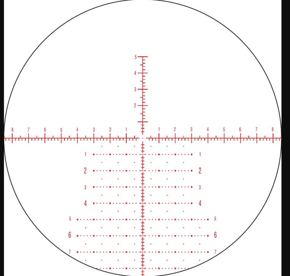 WULF Defender 2.0 ED 5-25x56 FFP W-MIL5 0.1 MRAD Rifle Scope
