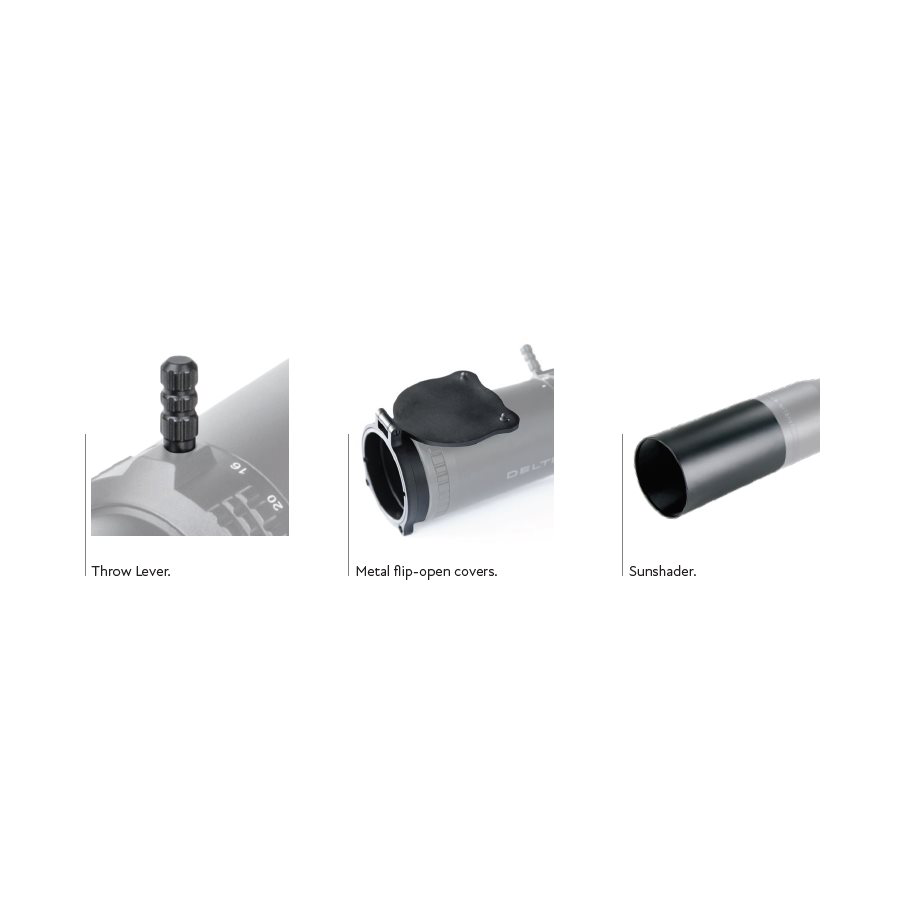 ** FACTORY PRICE DROP ** Delta Javelin 4.5-30x56 FFP SMR-1 Illuminated Zero Stop Rifle Scope