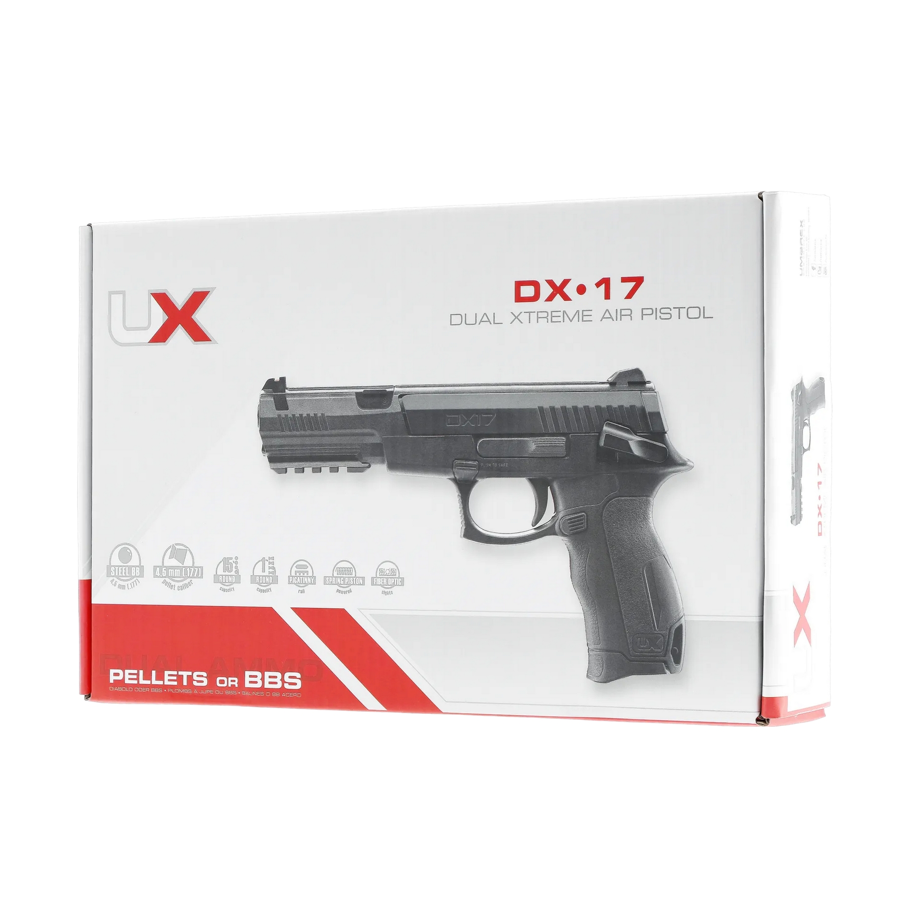 Umarex UX DX17 Black Air Pistol (.177 Pellet / BB)