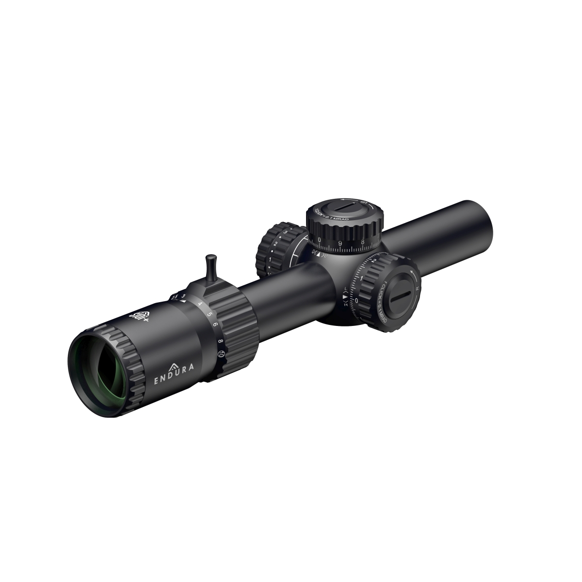Falcon Optics S10i PLUS 1-10x24 SFP MP1 0.1MRAD 30mm Rifle Scope with Side Focus