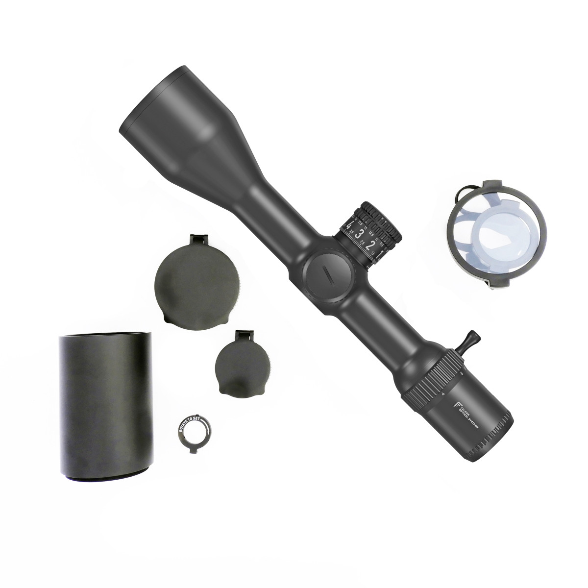  Falcon S40i+ 4-40x58i FFP ED IR 0.1MRAD 34mm Competition Rifle Scope