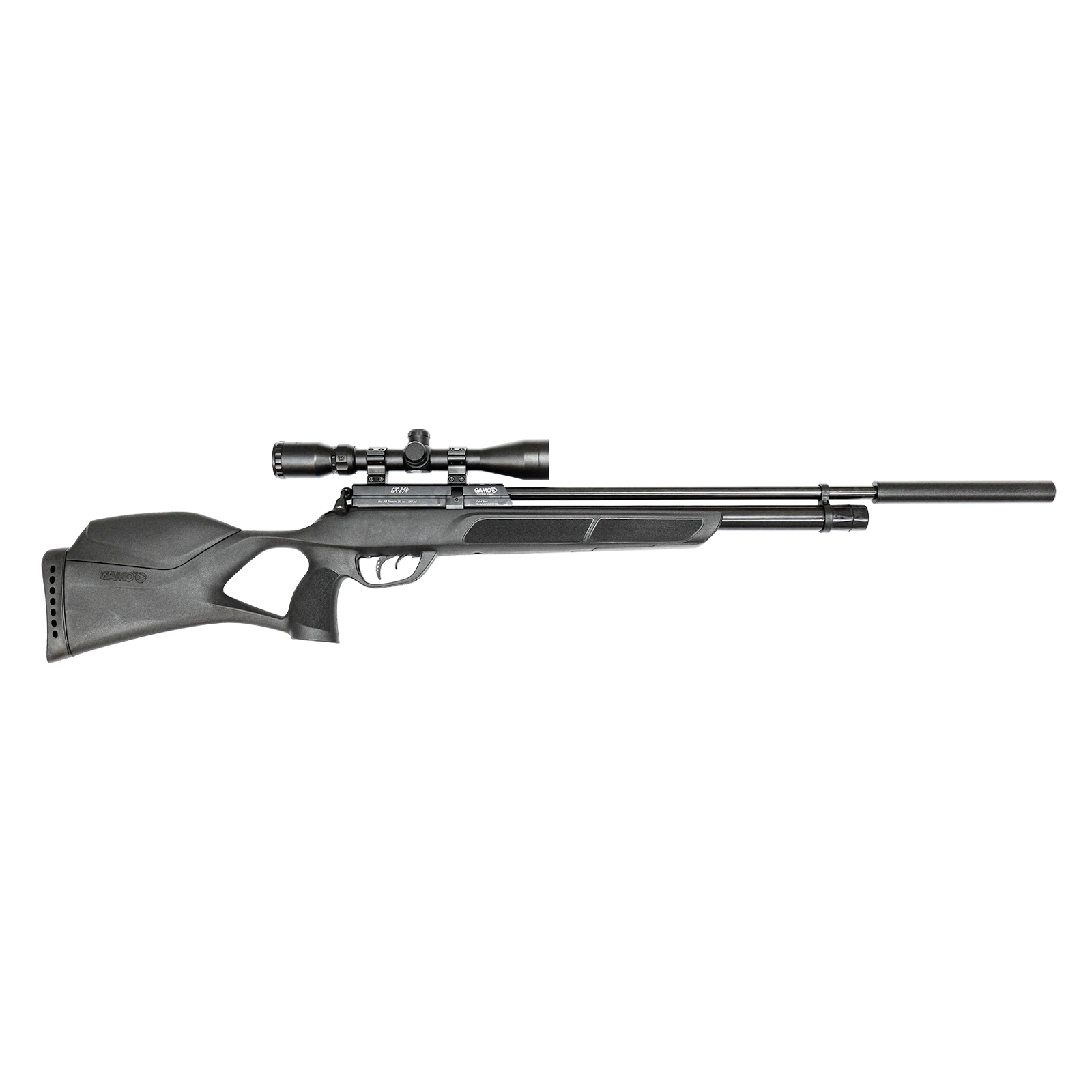 Gamo GX-250 PCP Air Rifle Package - Includes Scope, Mounts and Silencer