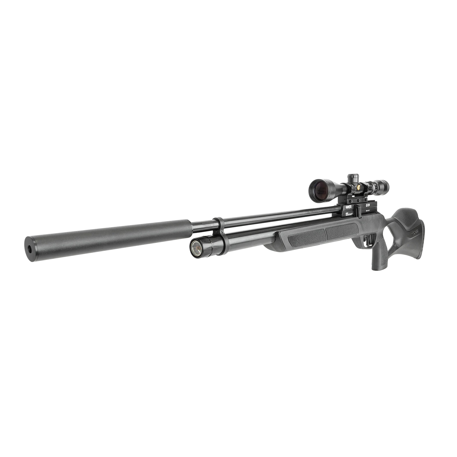 Gamo GX-250 PCP Air Rifle Package - Includes Scope, Mounts and Silencer