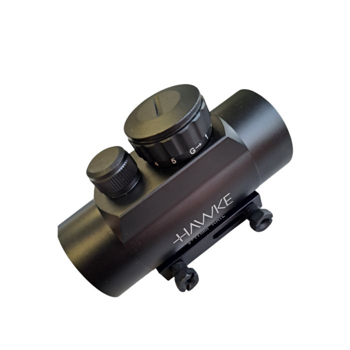Hawke 1x30 3 MOA Red and Green Dot Sight with Weaver / 9-11mm Rail