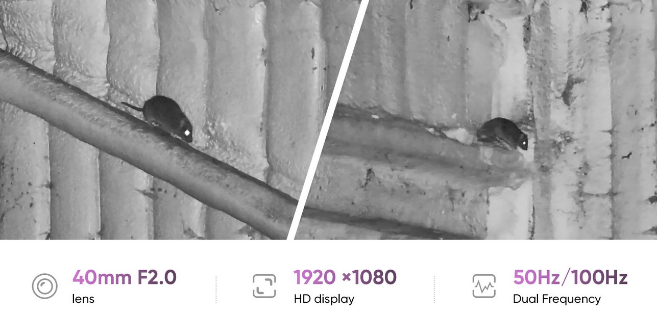 HIKMICRO Alpex 4K LITE LRF A40EL Digital Day and Night Vision Rifle Scope