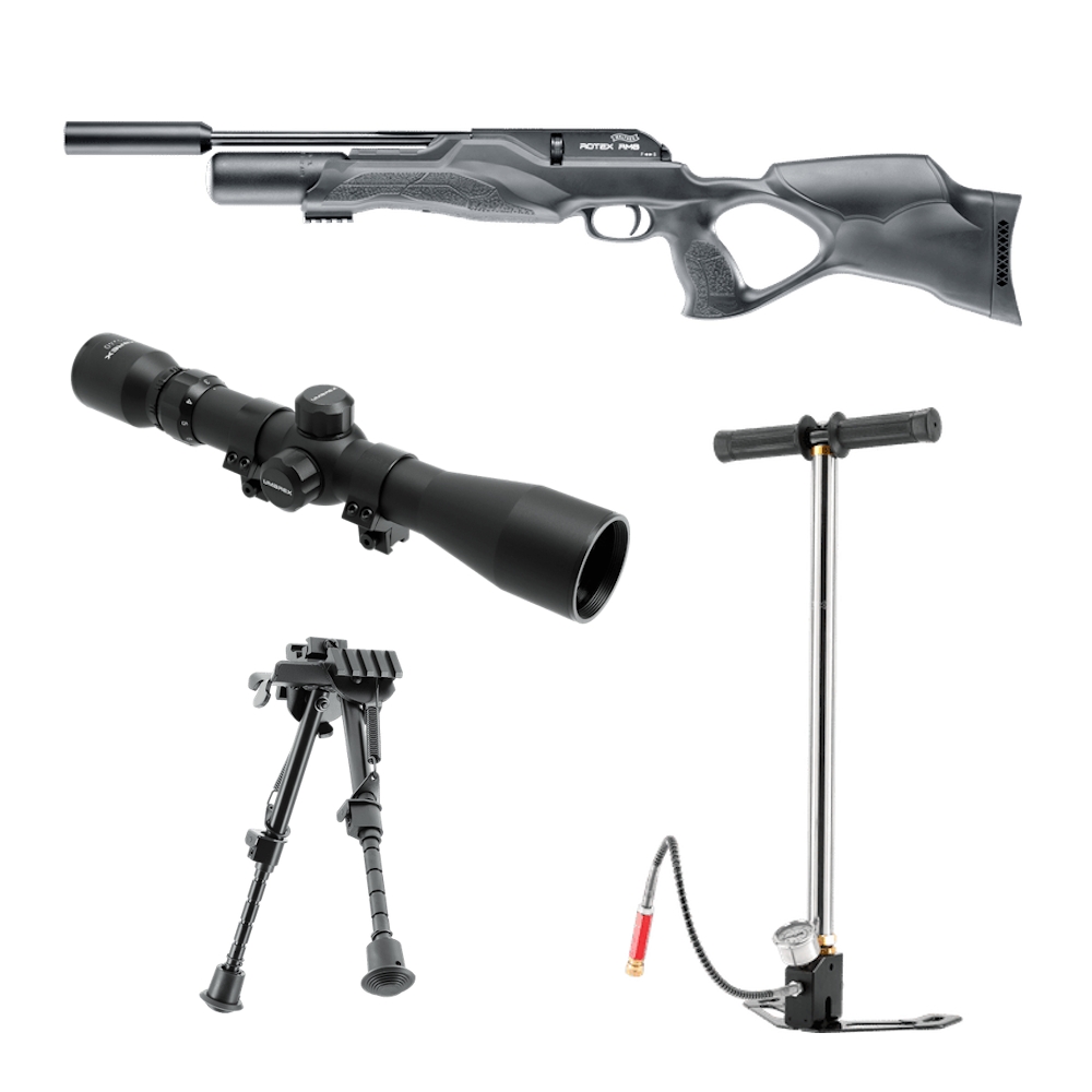 Walther Rotex RM8 Varmint Ultra Compact Synthetic Air Rifle Combo Package
