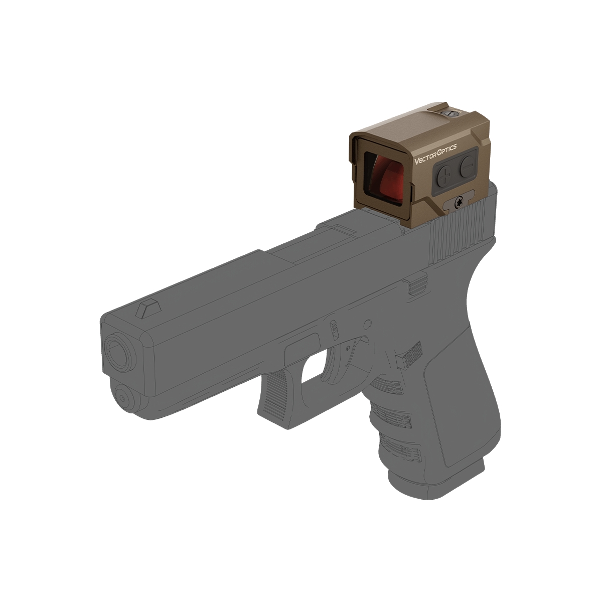 Vector Optics Frenzy Plus 1x18x20 Enclosed Reflex Sight - Coyote FDE