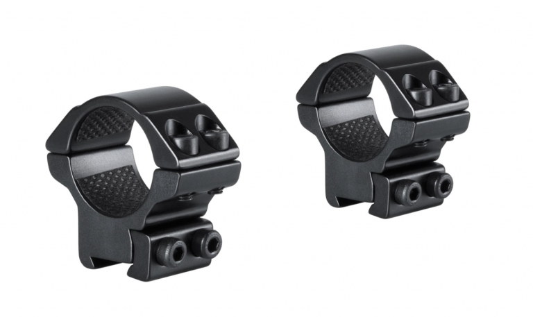 Hawke Match Mount 1'' 2 Piece 9-11mm Scope Rings - Low
