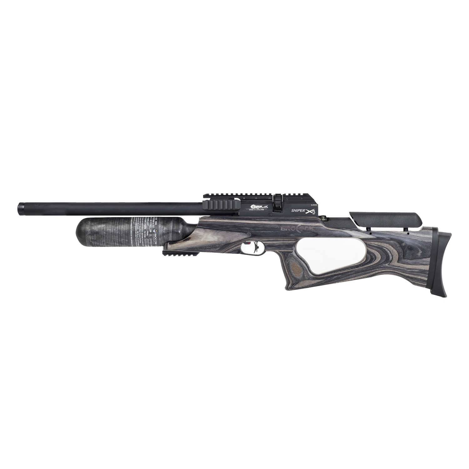 BRK Brocock Sniper XR2 Air Rifle with 480cc Carbon Bottle and Twin Power Adjusters