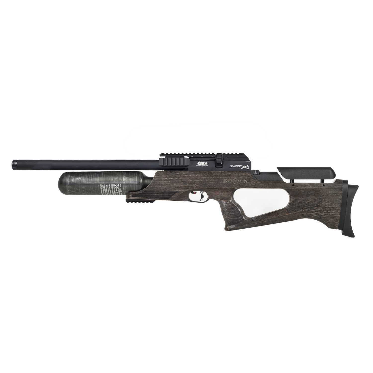 BRK Brocock Sniper XR2 Air Rifle with 480cc Carbon Bottle and Twin Power Adjusters