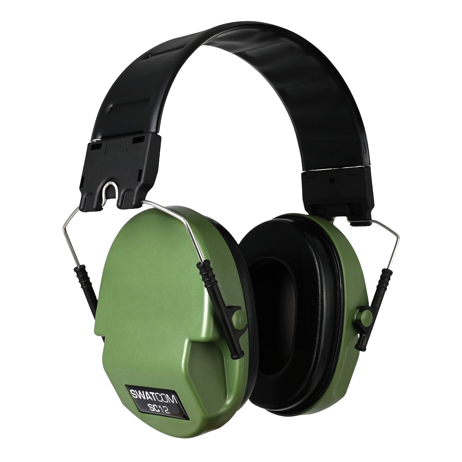 SWATCOM SC12 Passive Ear Defenders - Green