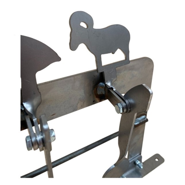 Tom's Targets - Resetting NRA 3mm Mild Steel Air Rifle Target