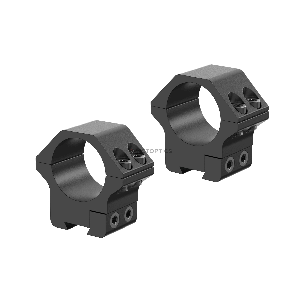 Vector Victoptics ACD Screw Mount 25.4mm (1") 9-11mm Dovetail Mounting Rings - Low