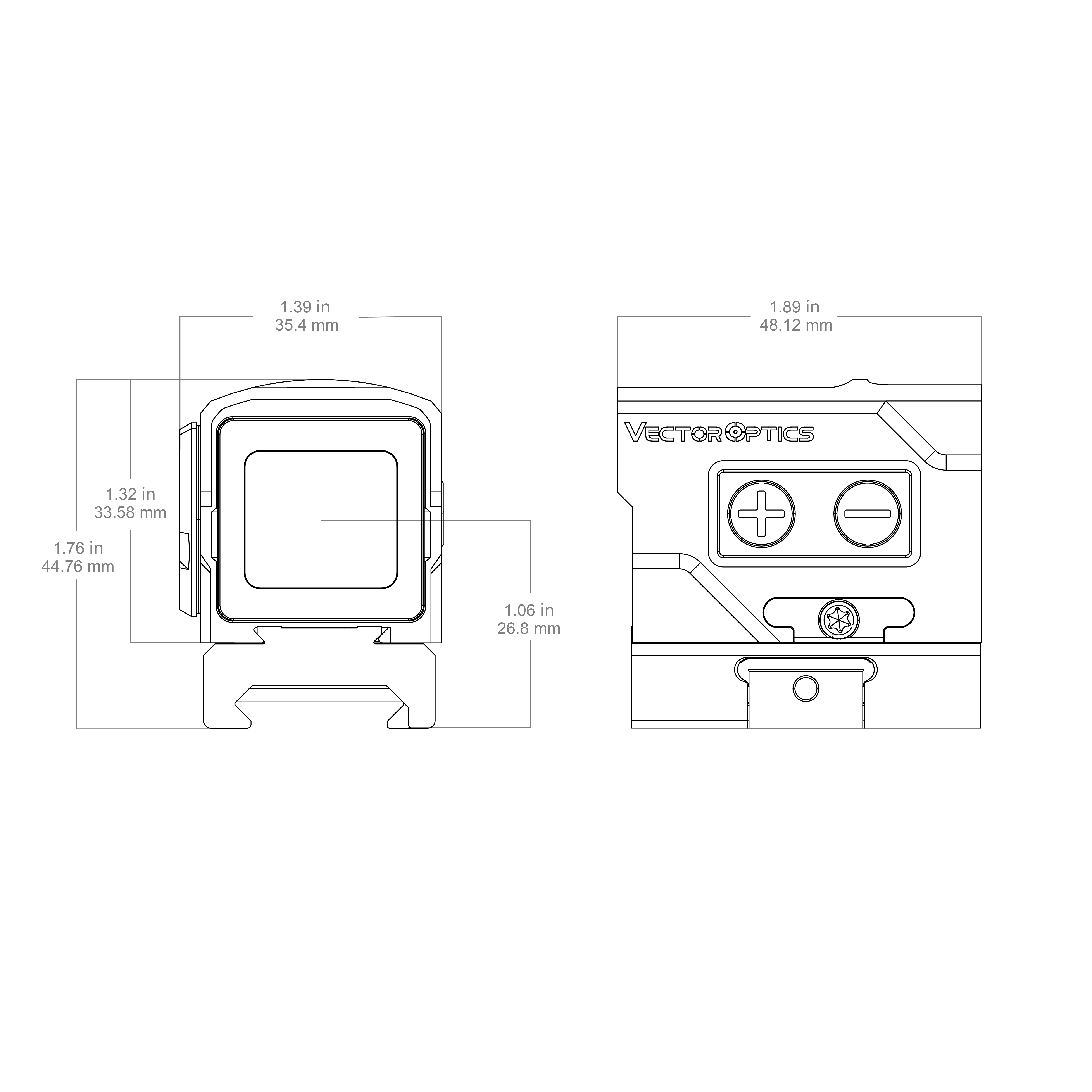 Vector Optics Frenzy Plus 1x18x20 Reflex Sight