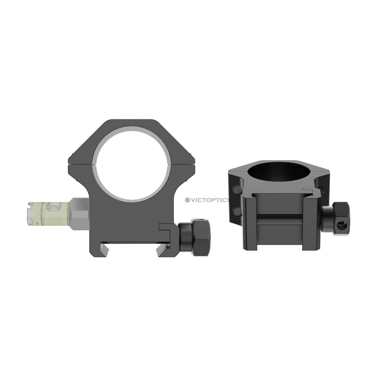 Vector Victoptics ACD Screw Mount 25.4mm (1") Weaver Mounting Rings - High