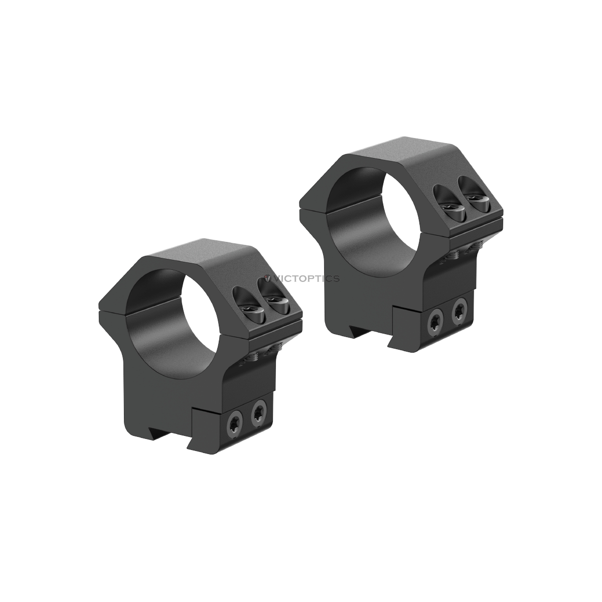 Vector Victoptics ACD Screw Mount 25.4mm (1") 9-11mm Dovetail Mounting Rings - Medium