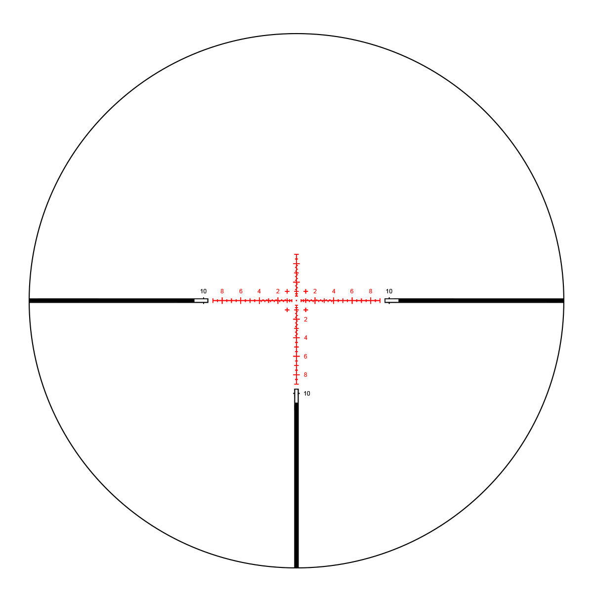 WULF Hurricane Compact 4-14x44 SFP IR W-MIL1 0.1MRAD 30mm Rifle Scope