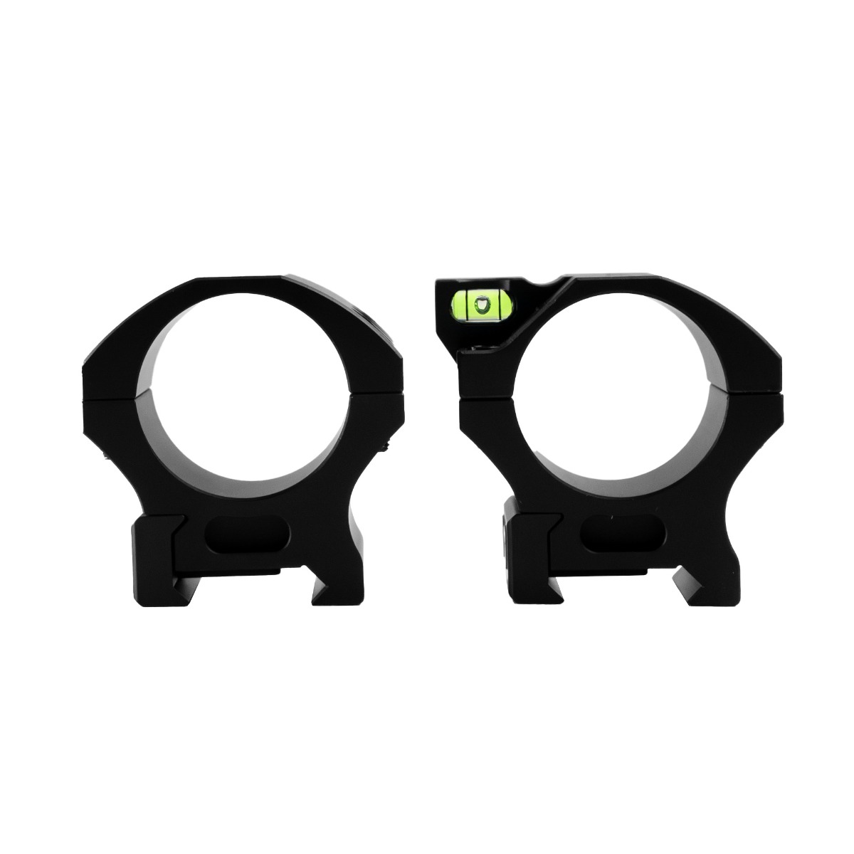 WULF Tactical Rings with Bubble Level - Picatinny - 30mm Tube - Low (25MM)
