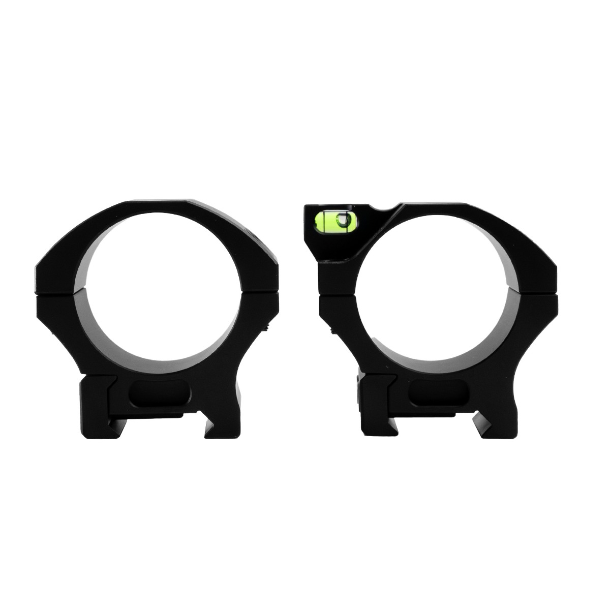 WULF Tactical Rings with Bubble Level - Picatinny - 34mm Tube - Low (25MM)