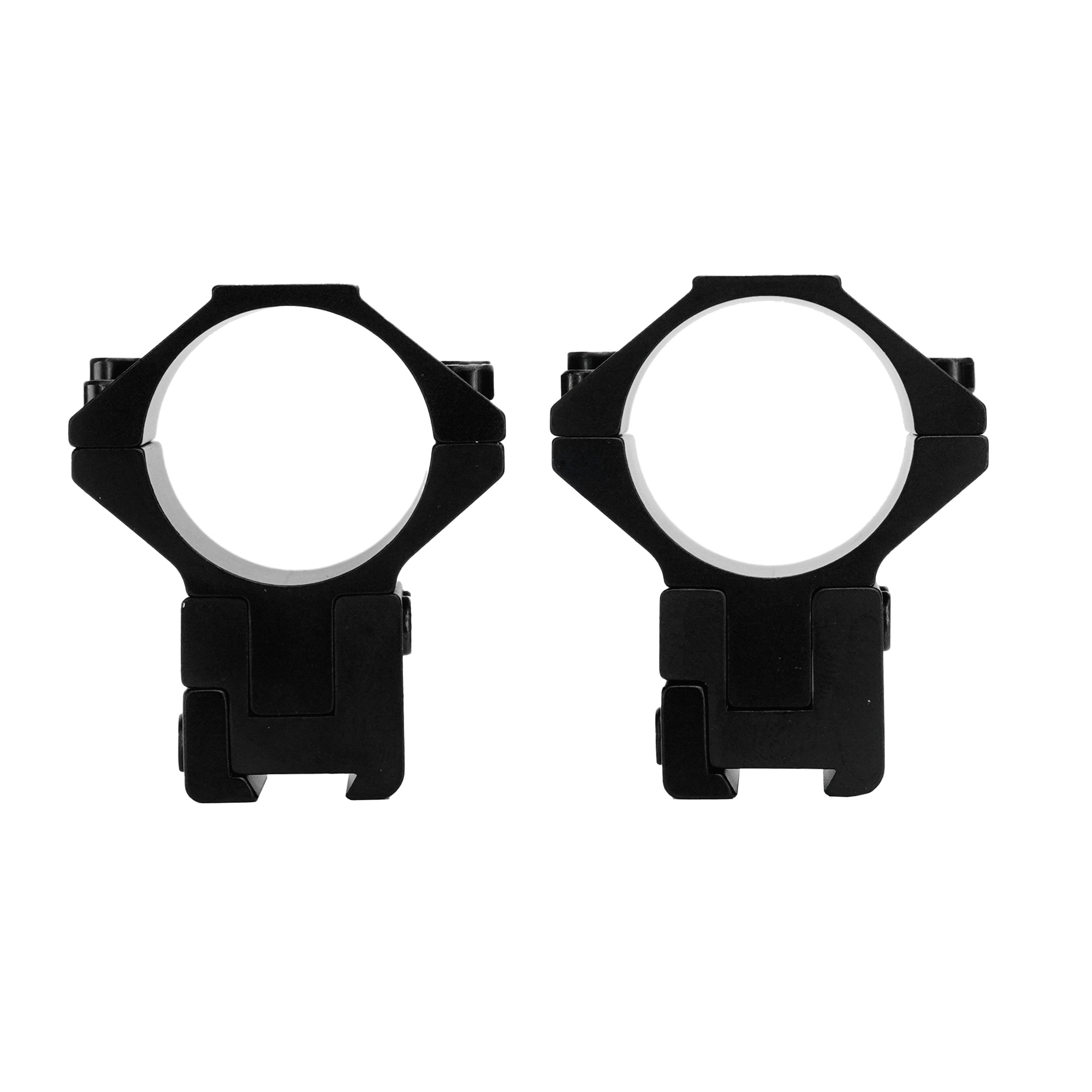 WULF 40 MOA Adjustable 6 Screw Rings - 9/11mm - 1" Tube