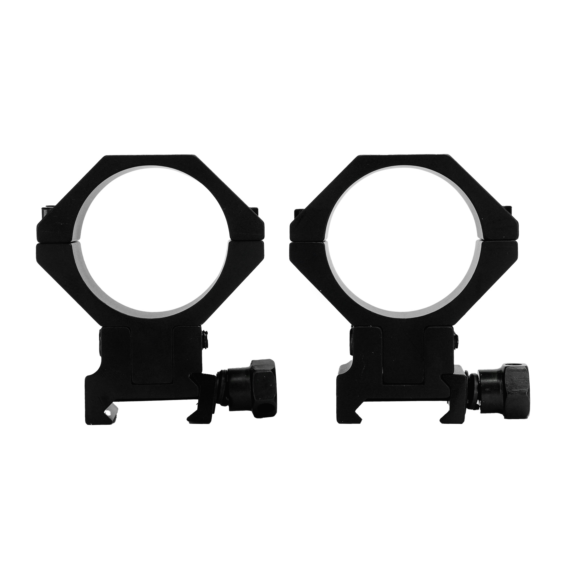 WULF 40 MOA Adjustable 6 Screw Rings - Picatinny - 30mm Tube