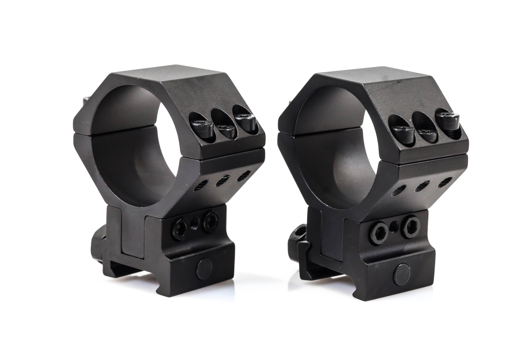 WULF 34mm 40 MOA Adjustable 6 Screw 9-11mm 2 Piece Picatinny Rings