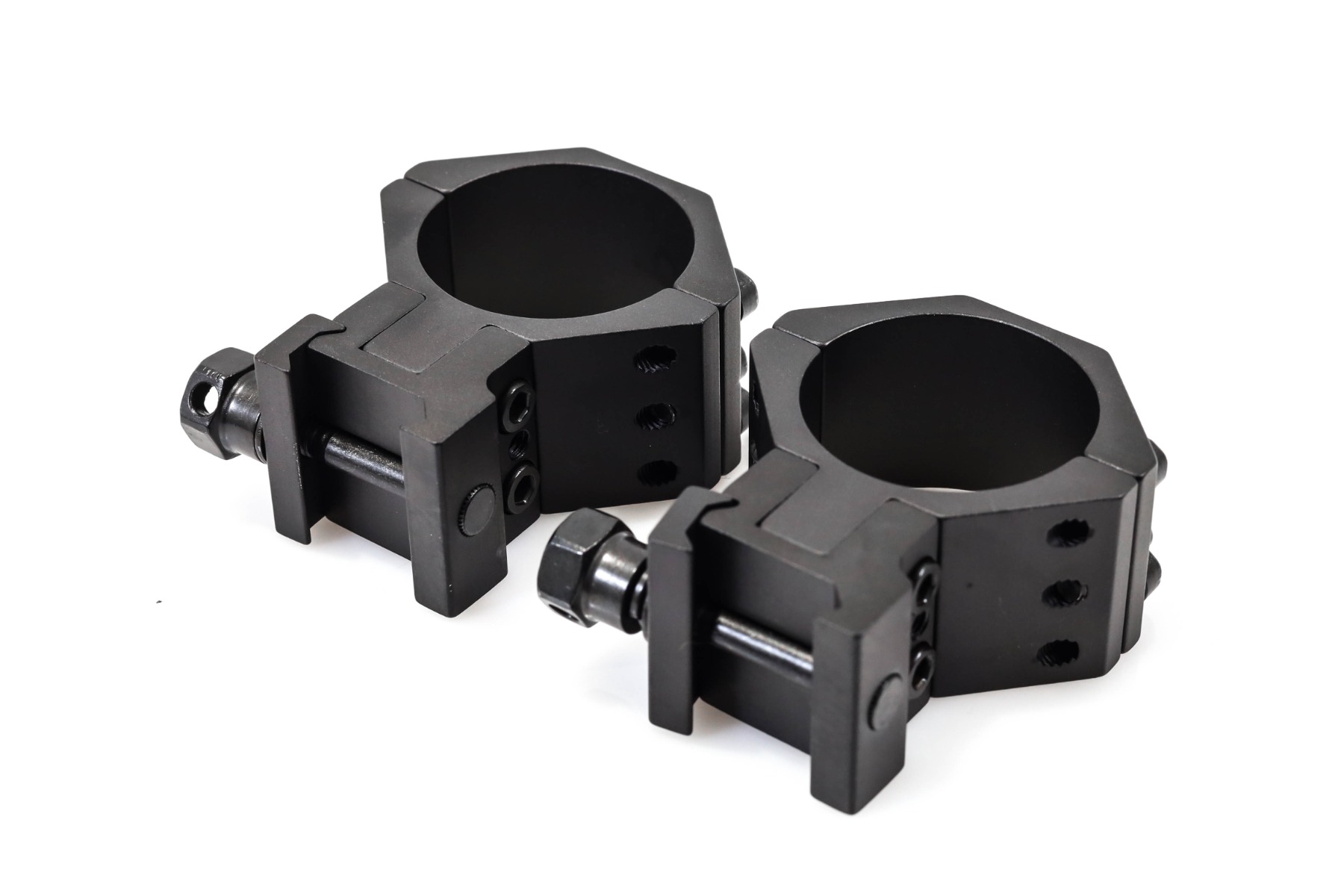 WULF 34mm 40 MOA Adjustable 6 Screw 9-11mm 2 Piece Picatinny Rings