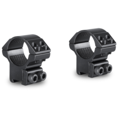 Hawke 1" High 2 Piece Match Mounts 9-11mm Scope Rings