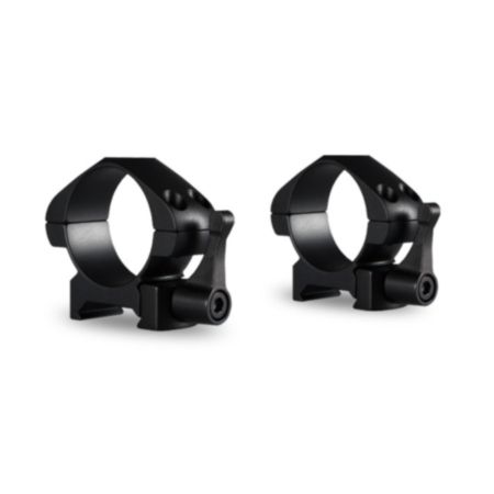 Hawke Precision 30mm 2 Piece QR Weaver Steel Ring Mounts - High