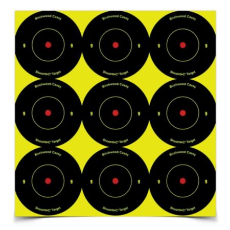 Birchwood Shoot•N•C® 2" Bulls-eye Target 108 Sheet Pk