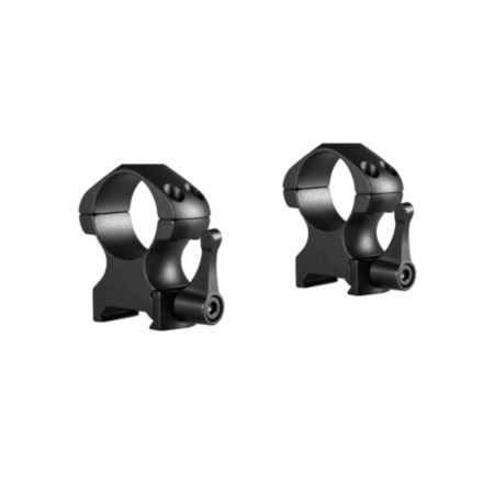 Hawke Precision Steel 1" 2 Piece Weaver QR Steel Scope Rings - High
