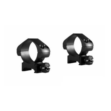 Hawke Precision Steel 30mm 2 Piece Weaver Scope Rings - Medium