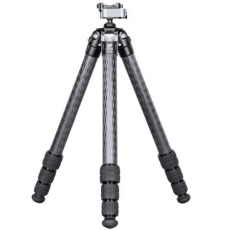 Leofoto SA Series SA-404C 10 Layer Carbon Tripod with MA-30L 70mm Rapid Lock Arca / Gun Clamp Heavy Duty Weapon Support System -  Max load ; 25kg, Min 165mm to Max 1650mm