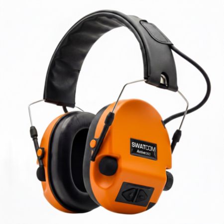 SWATCOM Active360 Electronic Ear Defenders - Orange