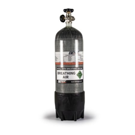 Best Fittings 9 Litre Carbon Fibre Airgun Charging Cylinder Tank – Bling Kit